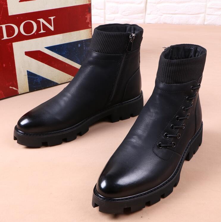 Botas Martin de moto tendencia para hombre