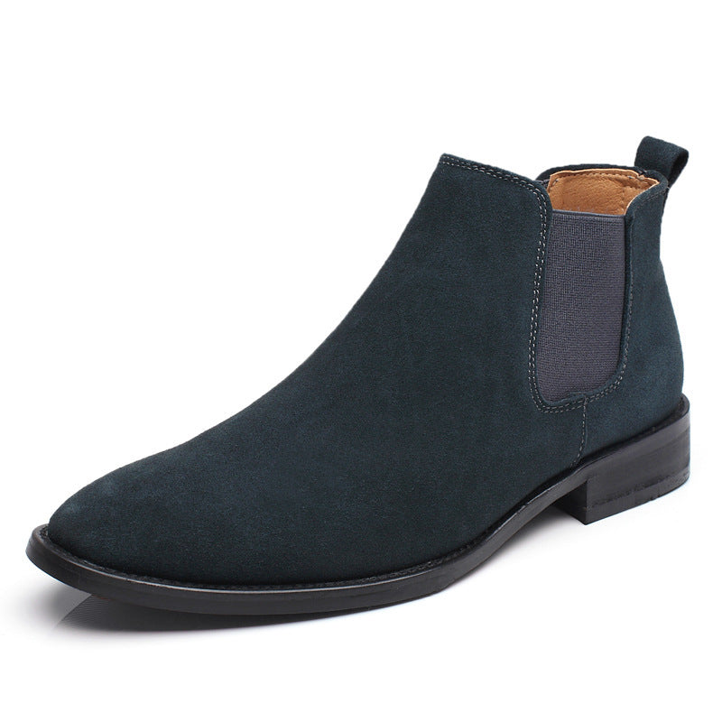 Botas Martin esmeriladas de gamuza con punta puntiaguda para hombre