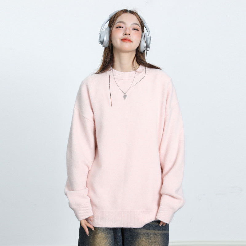 Autumn New Simple Loose Couple Sweater For Women