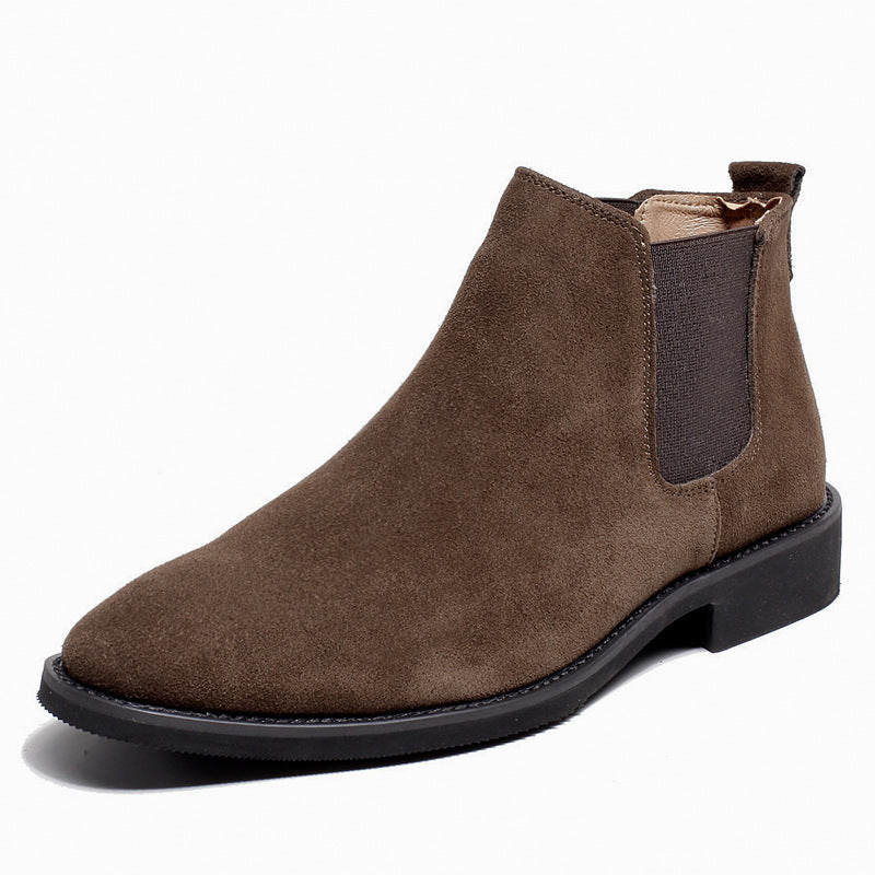 Botas Martin esmeriladas de gamuza con punta puntiaguda para hombre