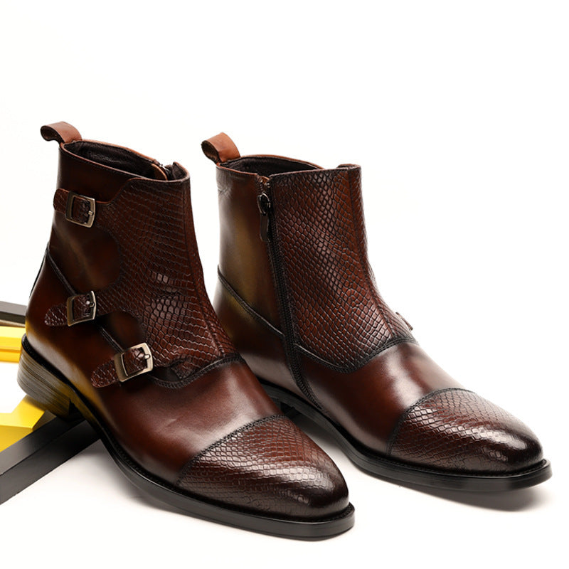 Botas Martin de cuero para hombre