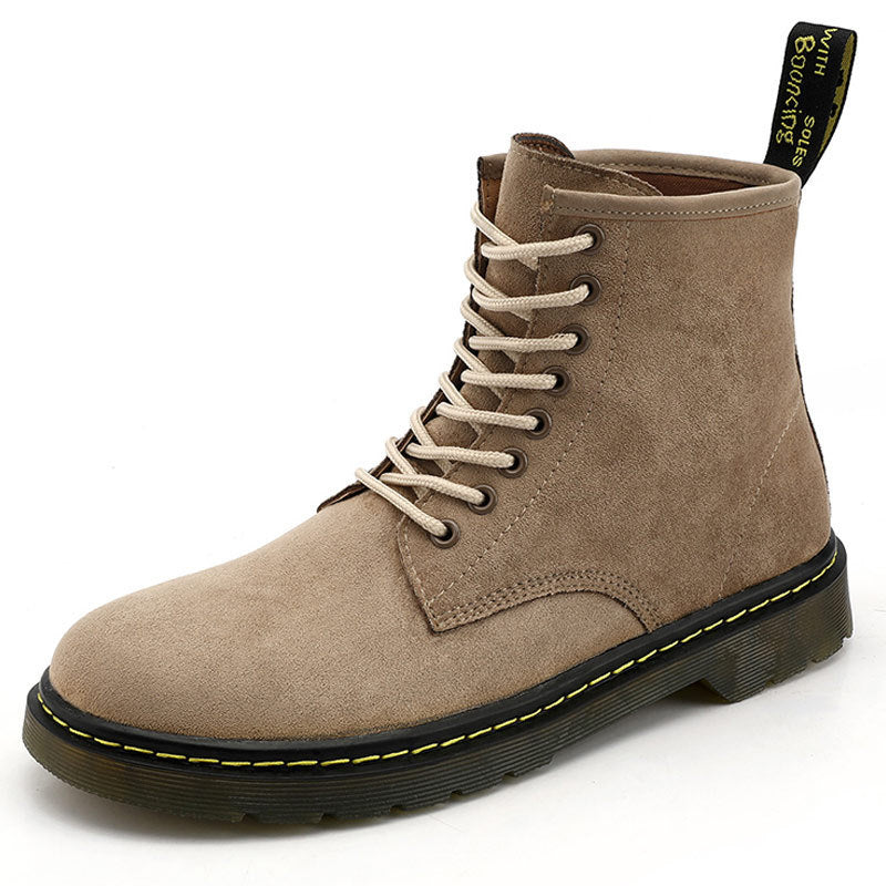 Botines outdoor de cuero transpirables para hombre