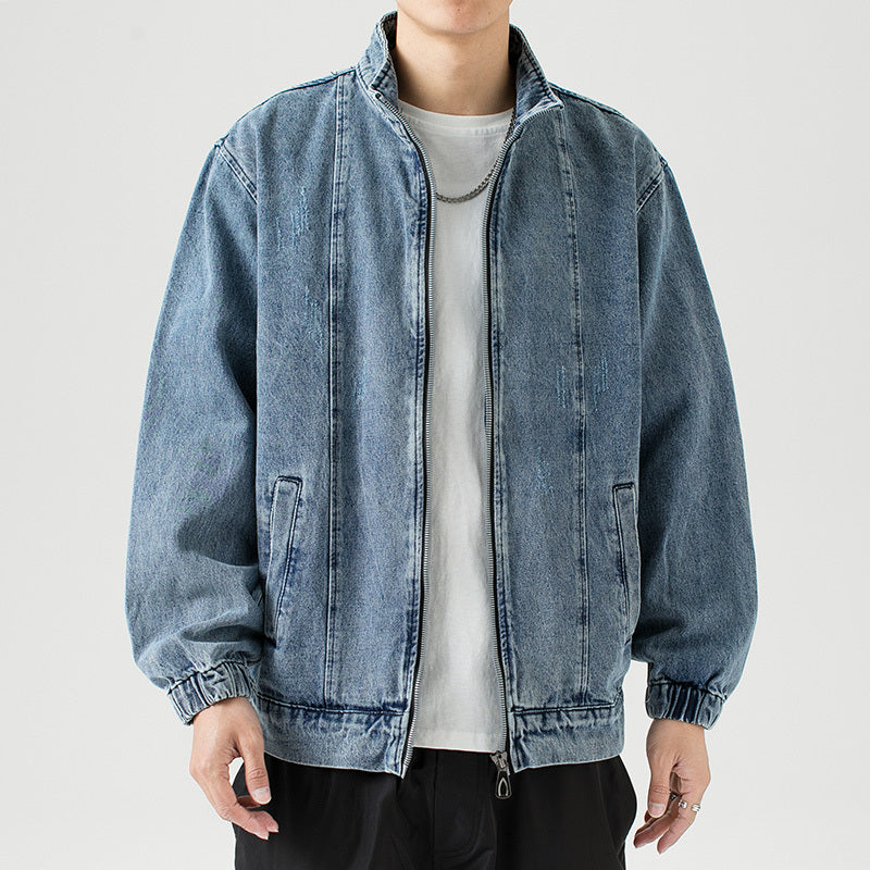 Loose Casual Men's Handsome All-match Denim Jacket