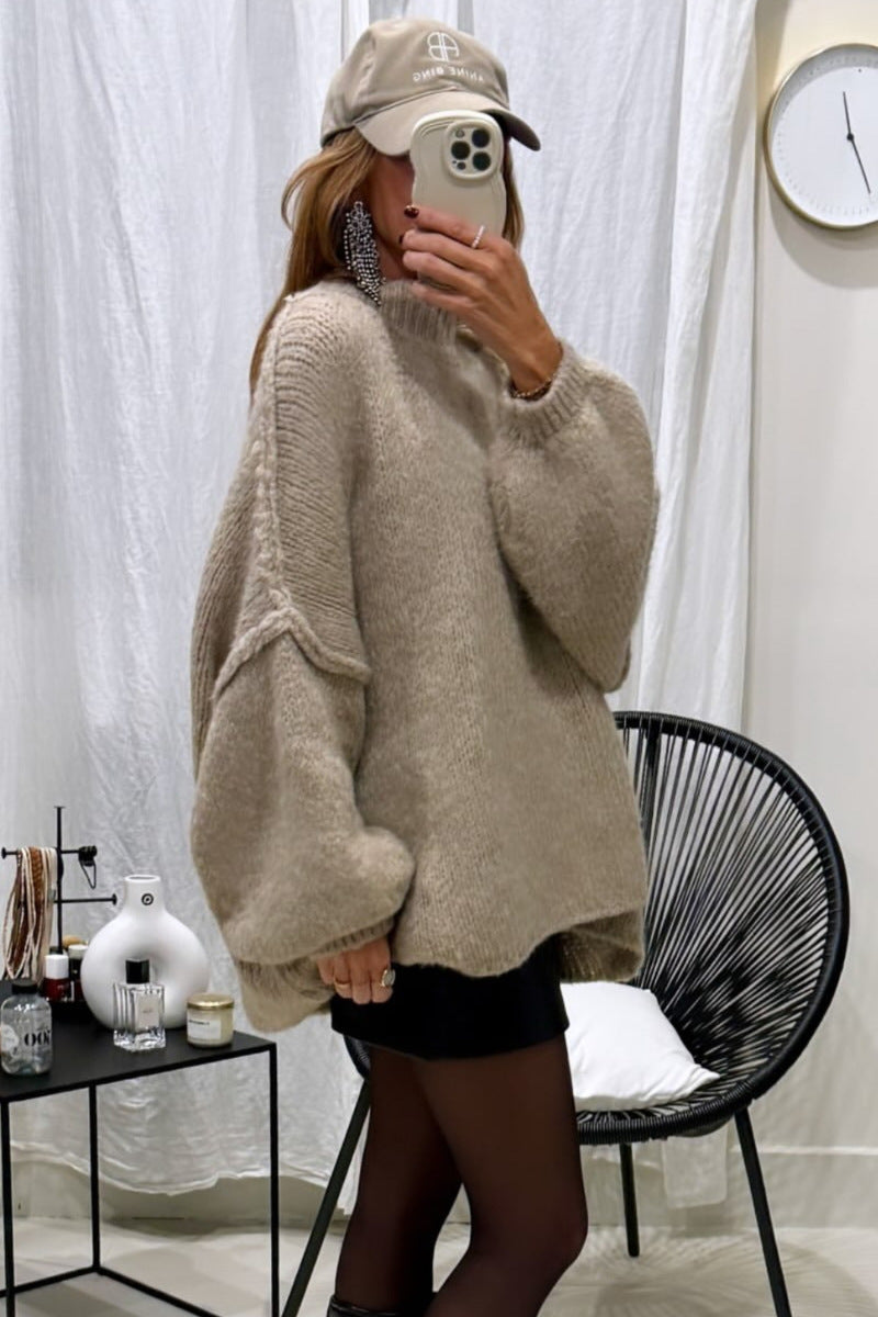 Loose Plus Size Pullover Sweater