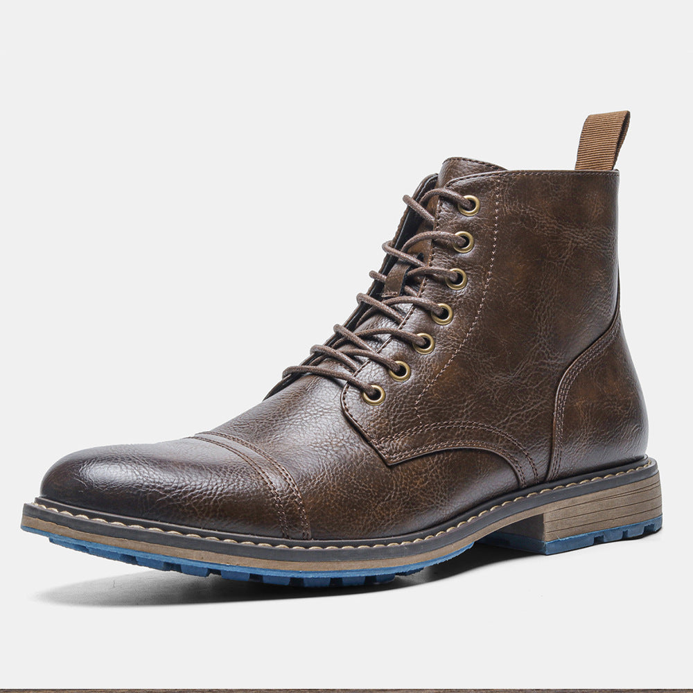 Botas Dr Martens desgastadas retro informales de moda para hombre