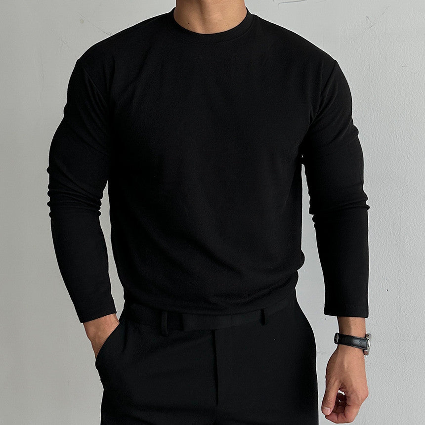 Camiseta interior de hombre engrosada de dralón para otoño e invierno