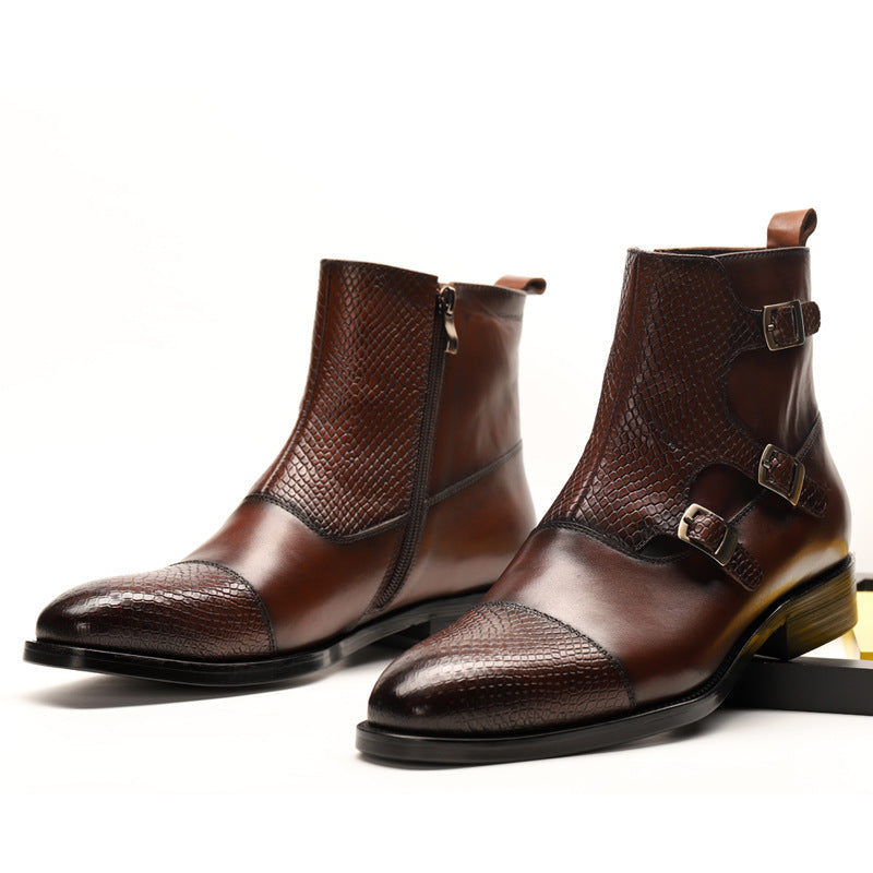 Botas Martin de cuero para hombre