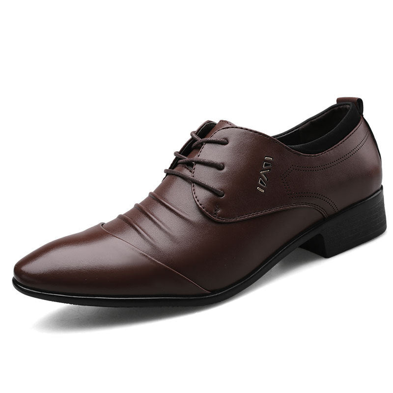 Zapatos semiformales negro café blanco para hombre