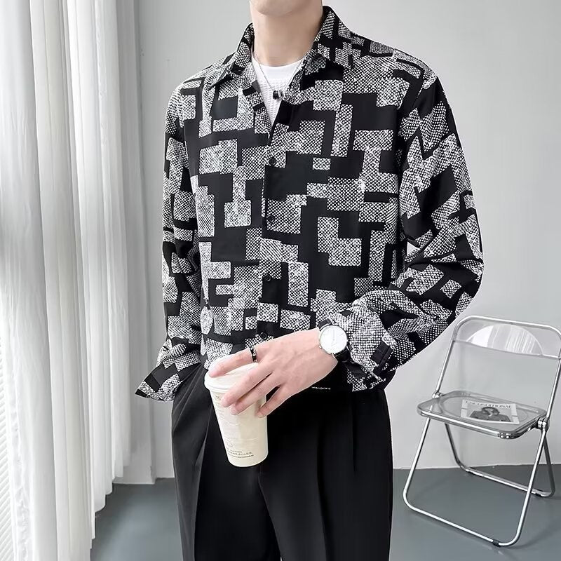 Summer Thin Shirt Men's Long Sleeve Casual