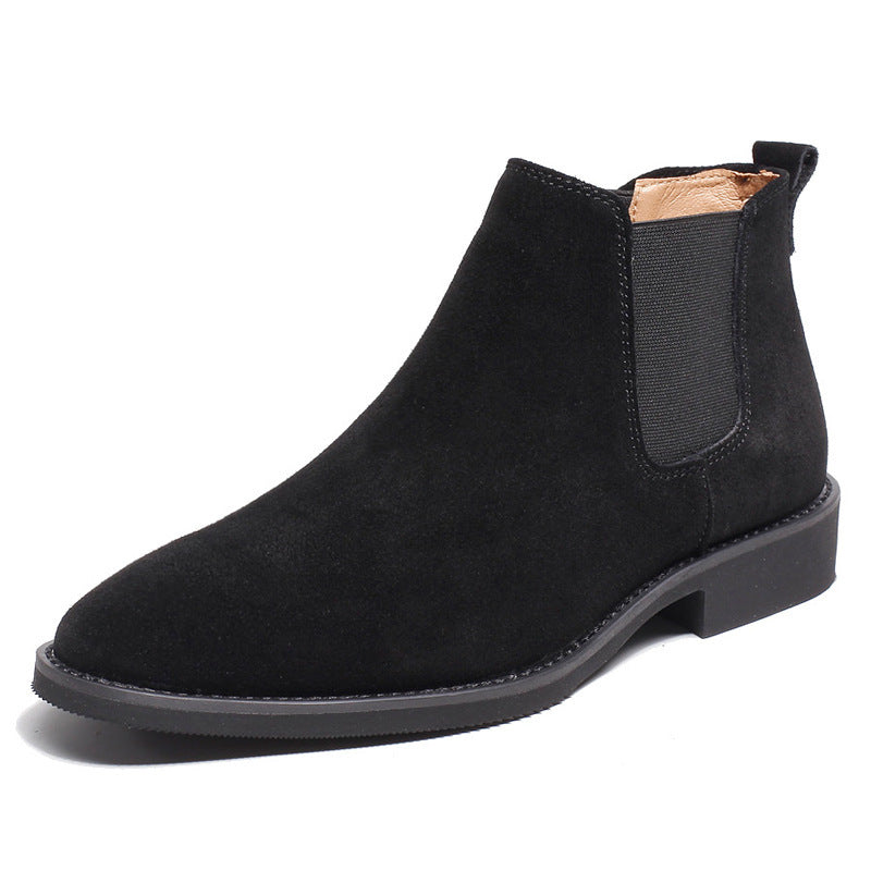 Botas Martin esmeriladas de gamuza con punta puntiaguda para hombre