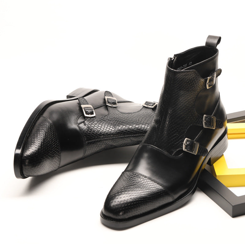 Botas Martin de cuero para hombre