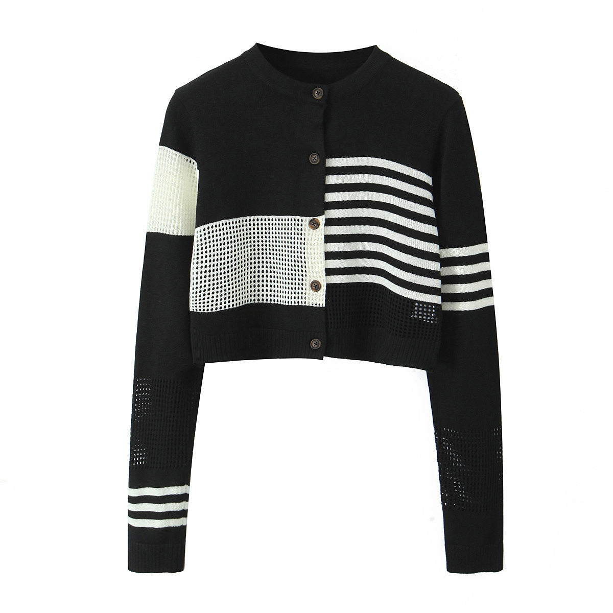 Women's French-style Retro Irregular Hollow-out Sweater