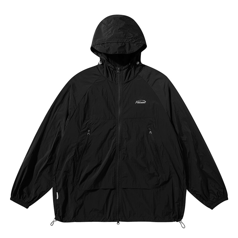 Shell Jacket Men's Jacket Loose Leisure Windproof Waterproof