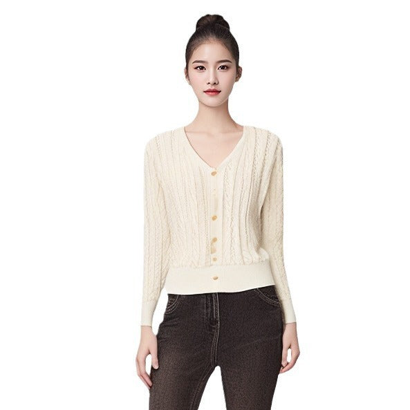 Temperament Women's Knitwear Loose Plus Size Solid Color