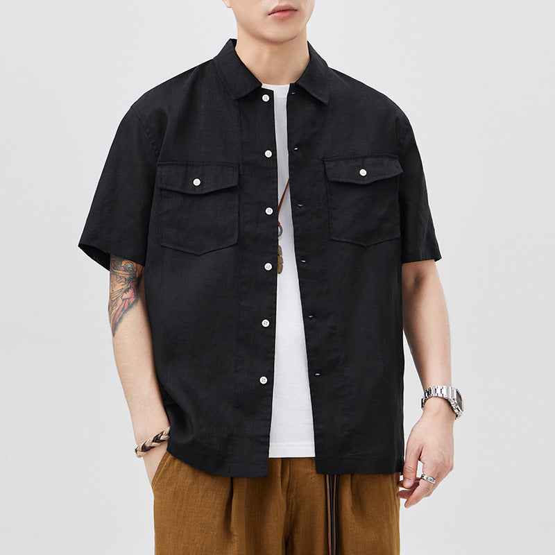 Men's Loose And Simple All-matching Shirt