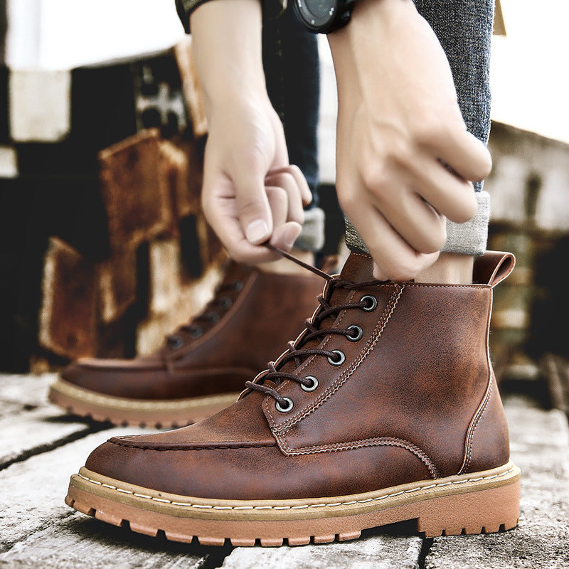 Botas Martin informales vintage para hombre