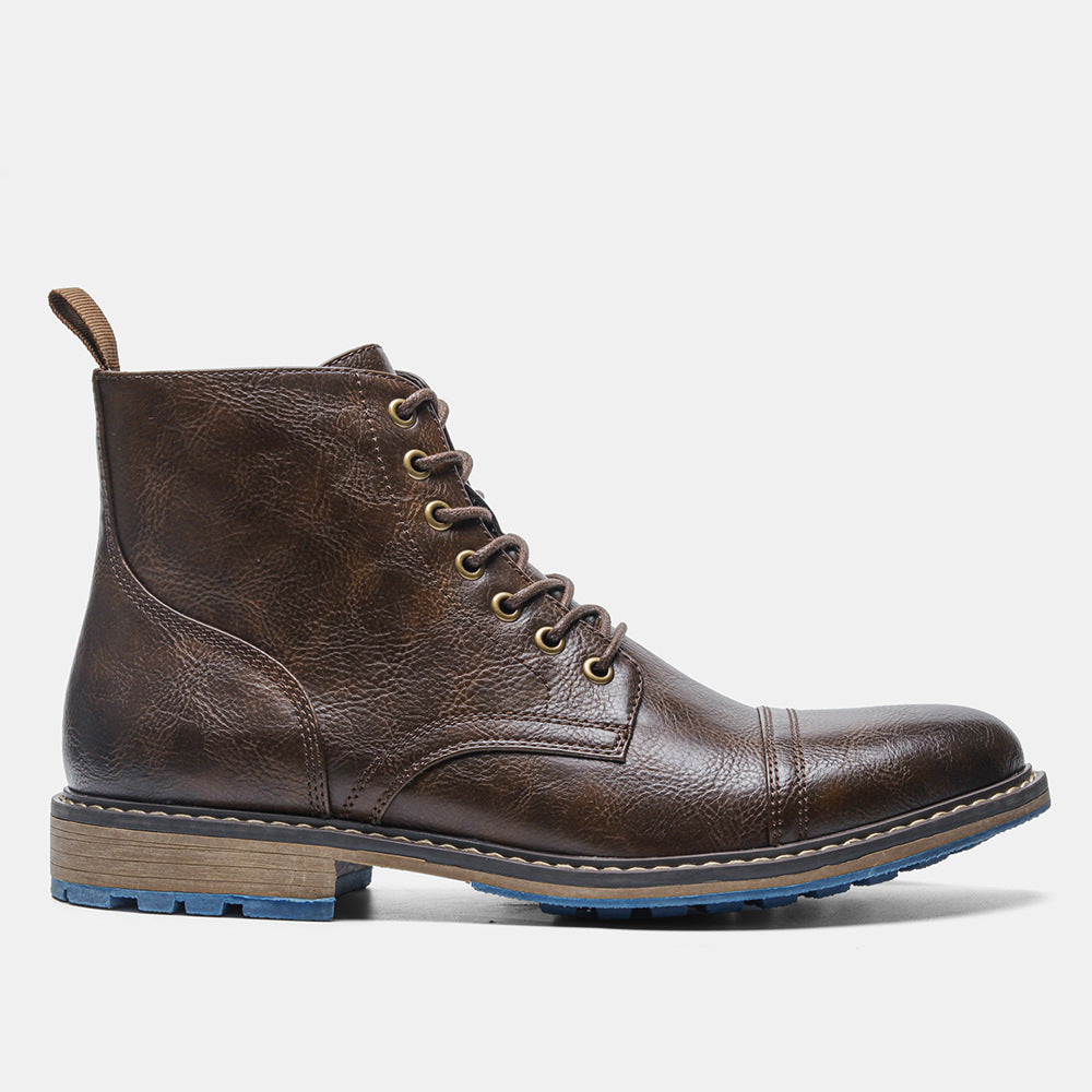 Botas Dr Martens desgastadas retro informales de moda para hombre