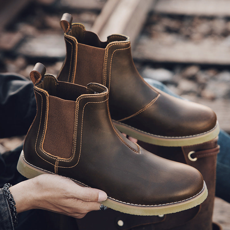 Botas Chelsea Dr Martens estilo británico informal para hombre