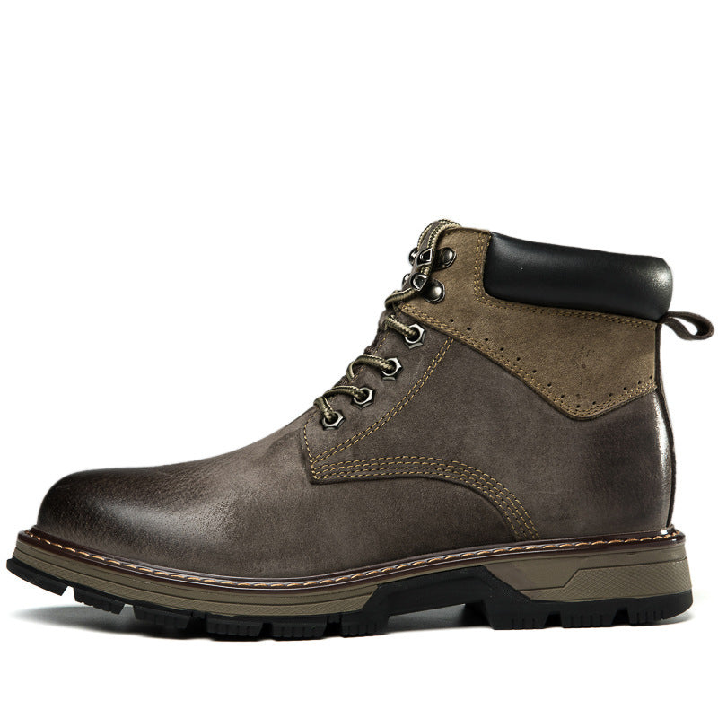 Bototos Martin de cuero de invierno para hombre