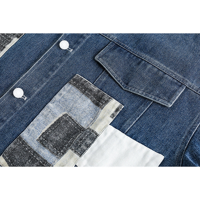 Fashion Retro Casual Denim Coat For Men