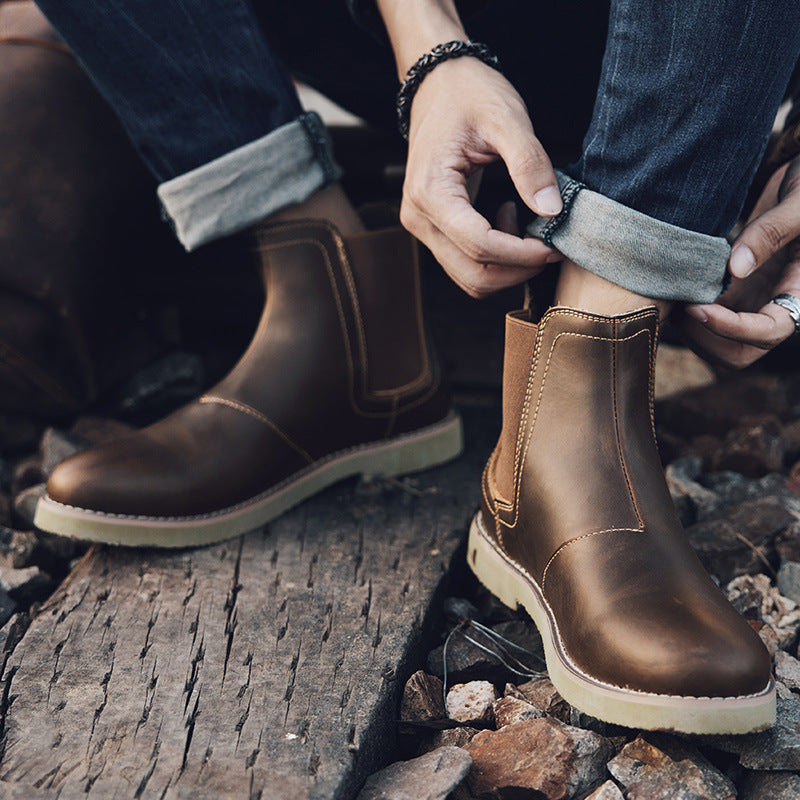 Botas Chelsea Dr Martens estilo británico informal para hombre