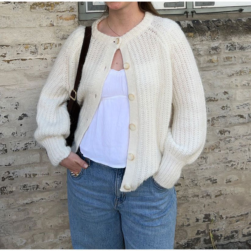 Fashion Women's Single-breasted Casual Sweater