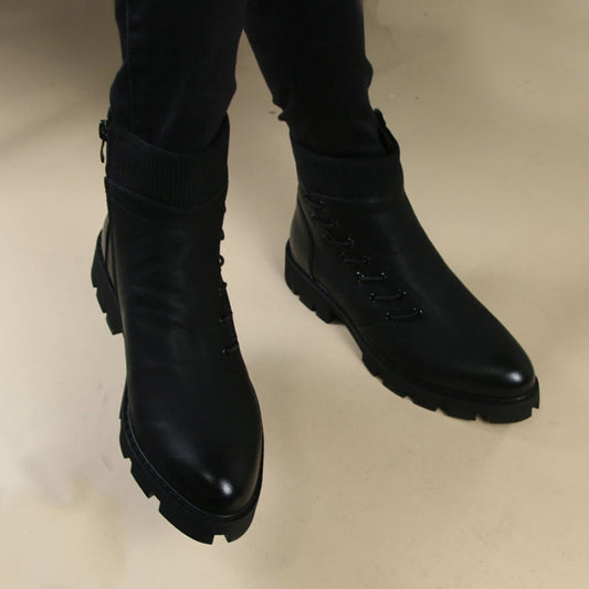 Botas Martin de moto tendencia para hombre