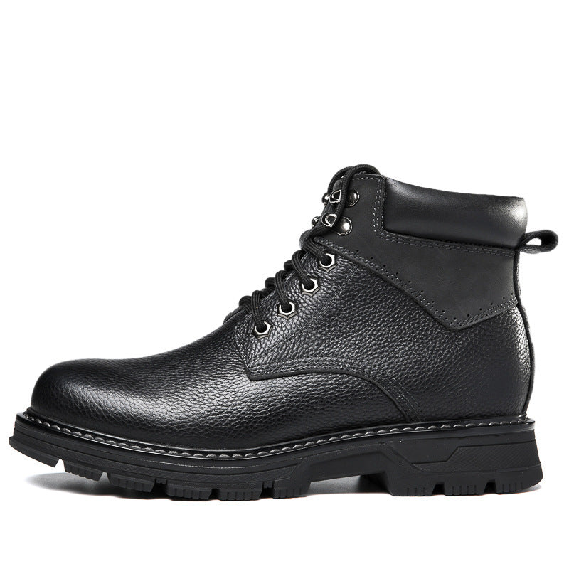 Bototos Martin de cuero de invierno para hombre