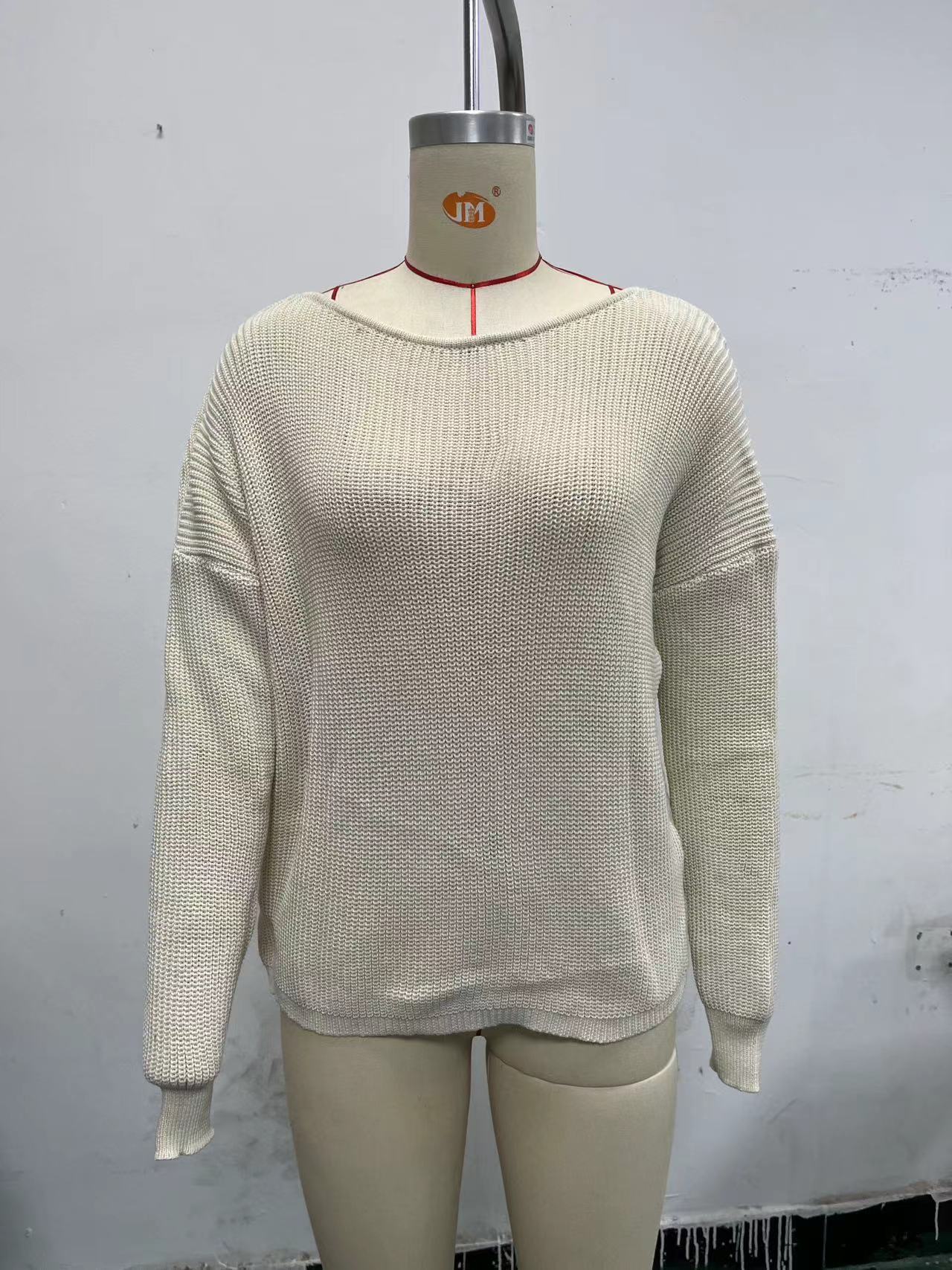 Backless Sweater Long Sleeve Long Sleeve Knitted