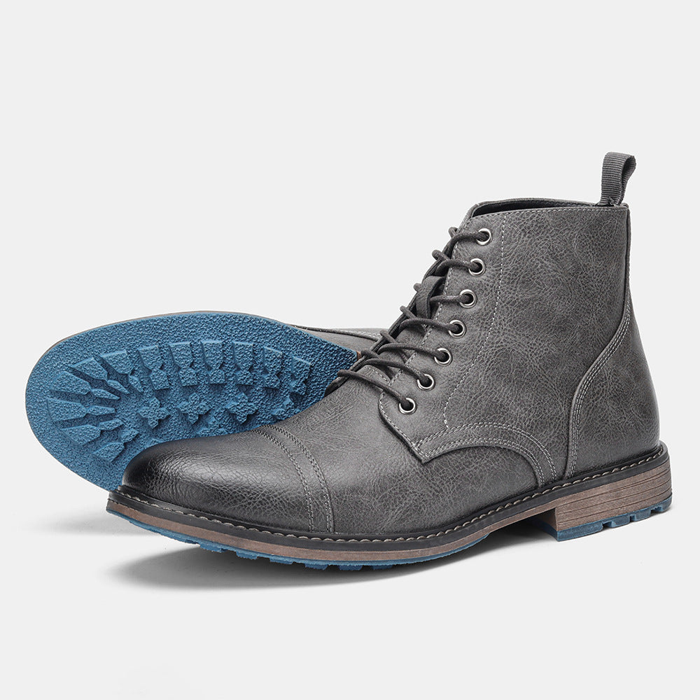 Botas Dr Martens desgastadas retro informales de moda para hombre