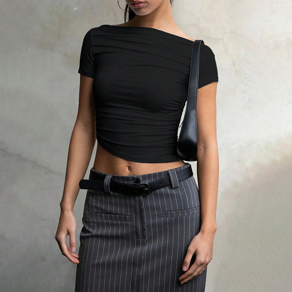 Crop Top ajustado y adelgazante para mujer