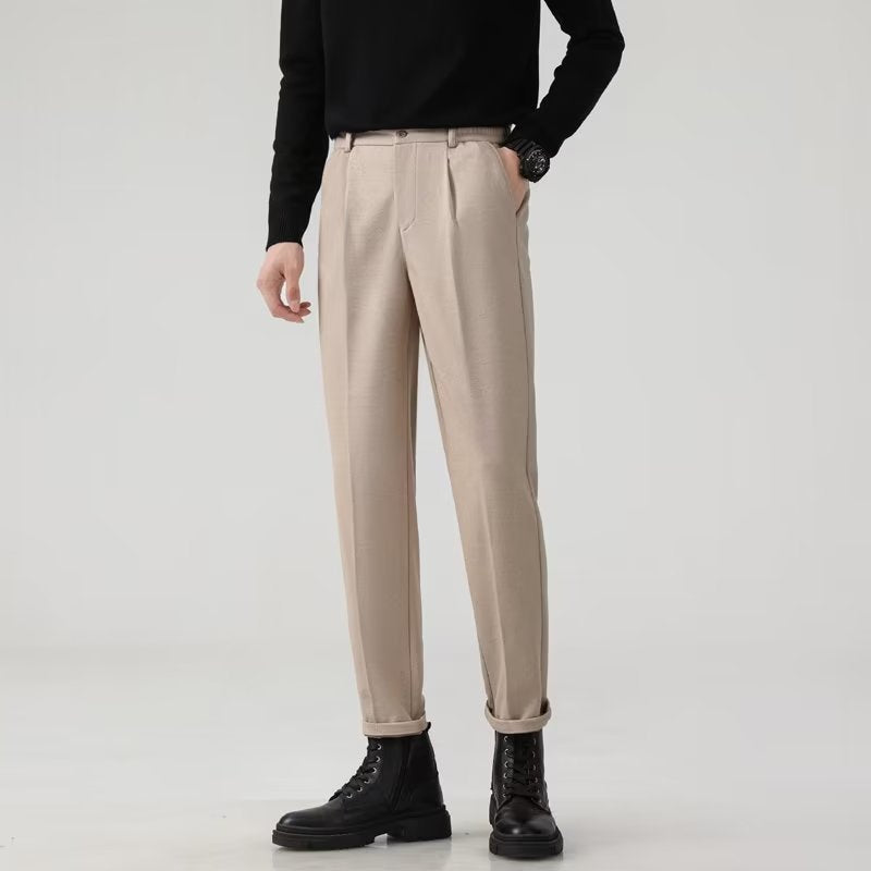 Pantalón cropped antiarrugas Smoke Tube para hombre