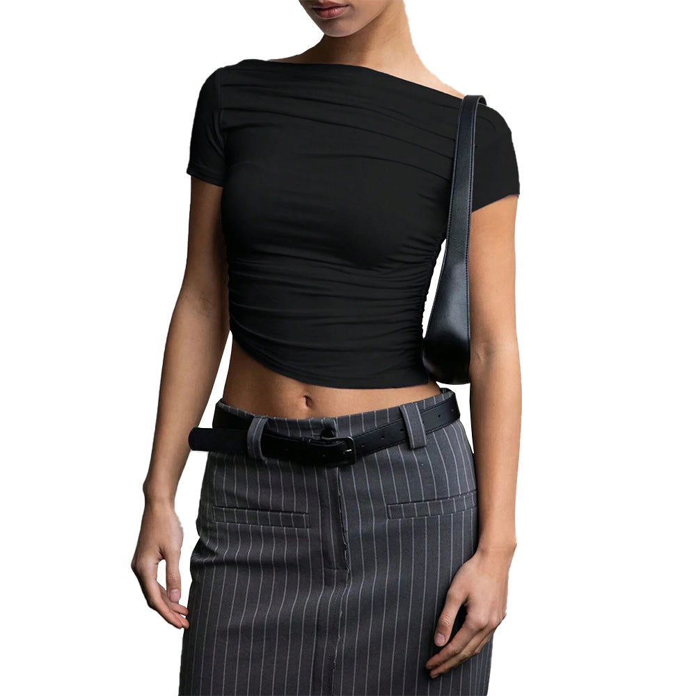 Crop Top ajustado y adelgazante para mujer