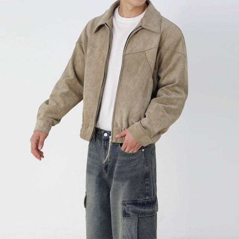 Fashion Retro Short Jacket Men's Top