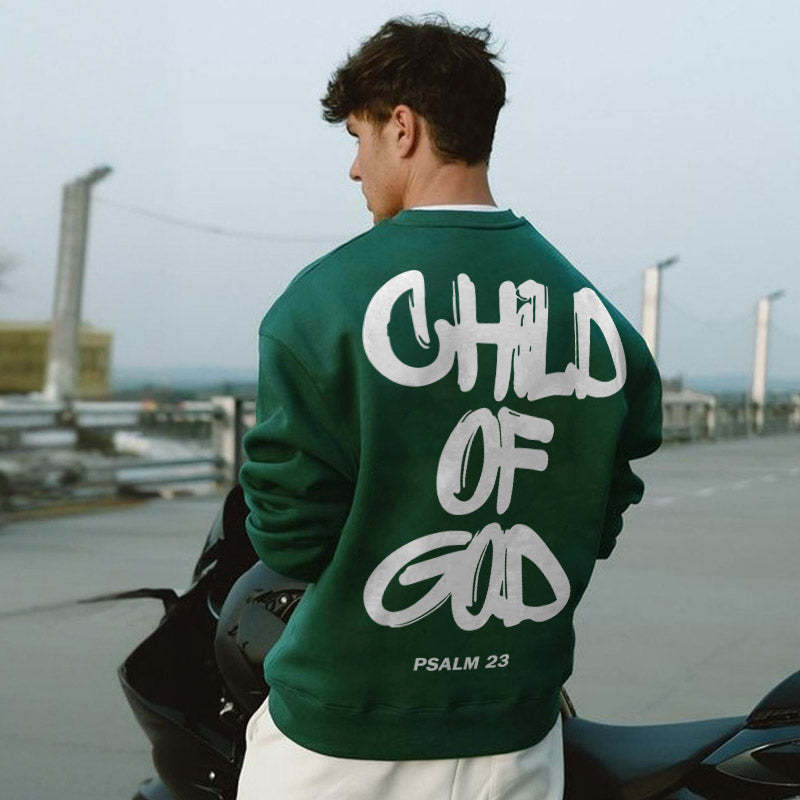 Polerón con estampado Child Of God para hombre