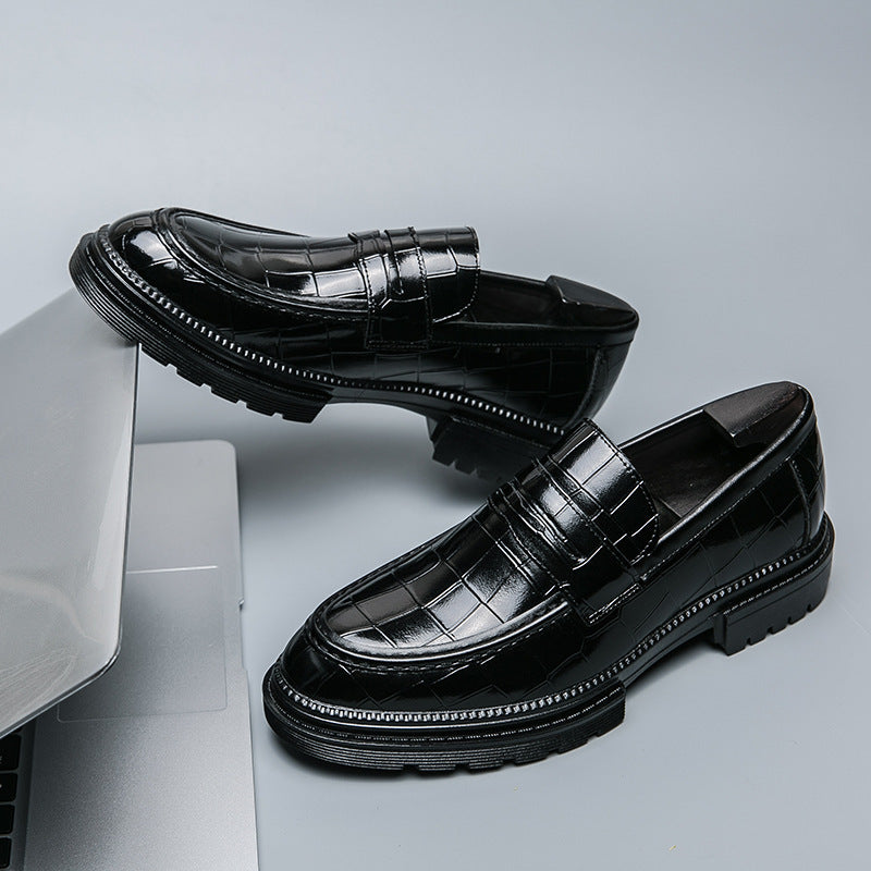 Mocasín de cuero transpirable para hombre