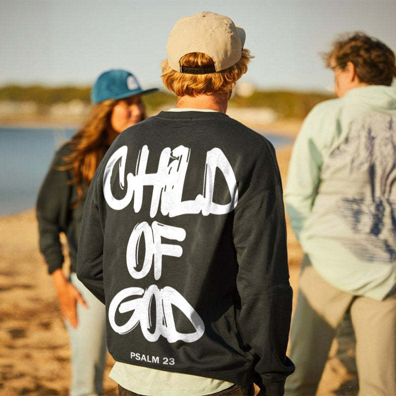 Polerón con estampado Child Of God para hombre