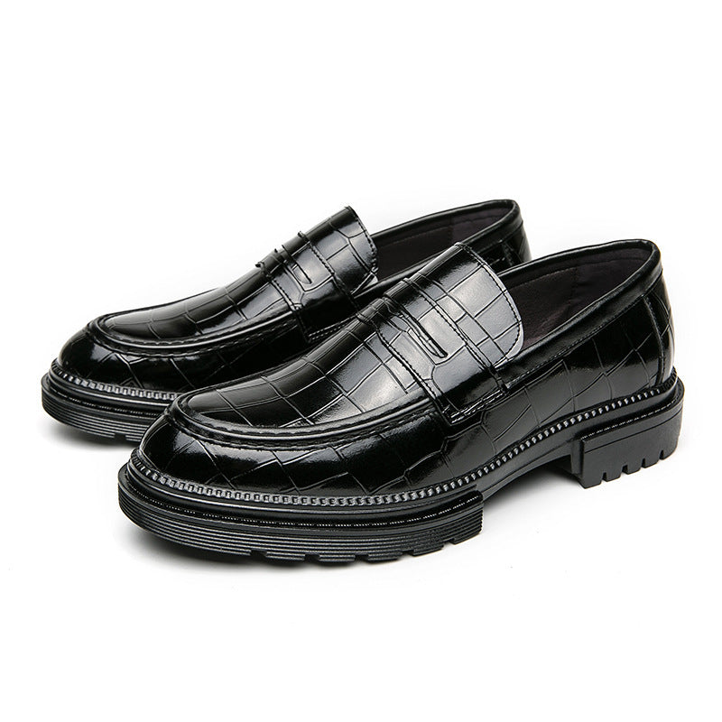 Mocasín de cuero transpirable para hombre