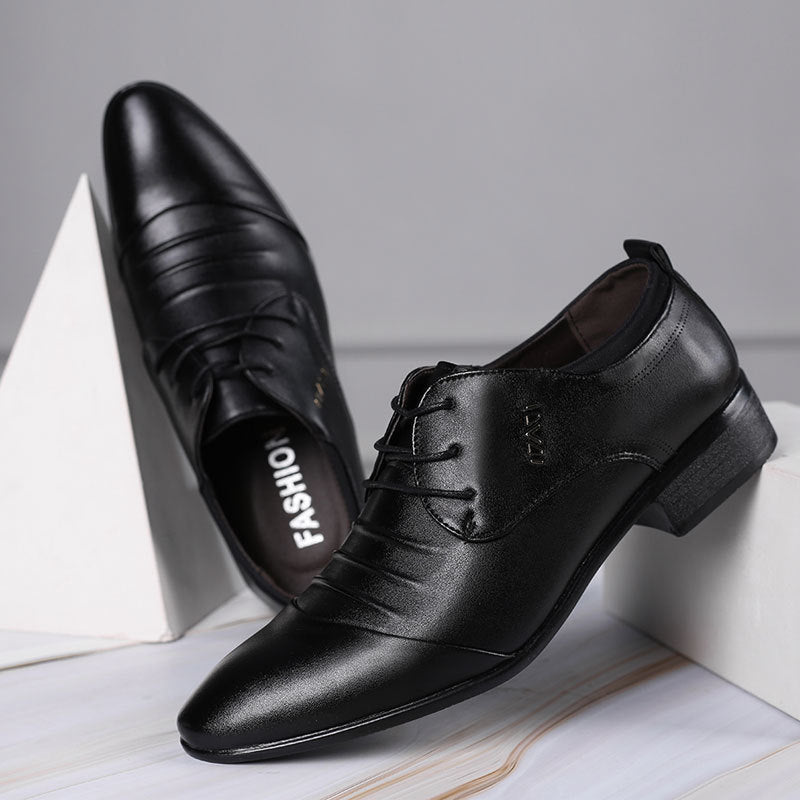 Zapatos semiformales negro café blanco para hombre