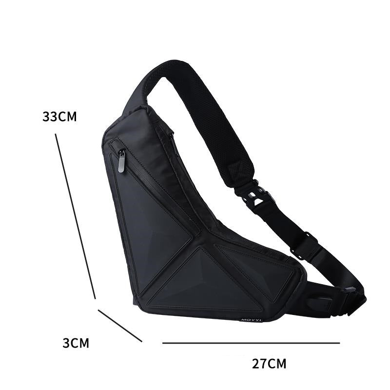 Bolso cruzado impermeable deportivo para hombre