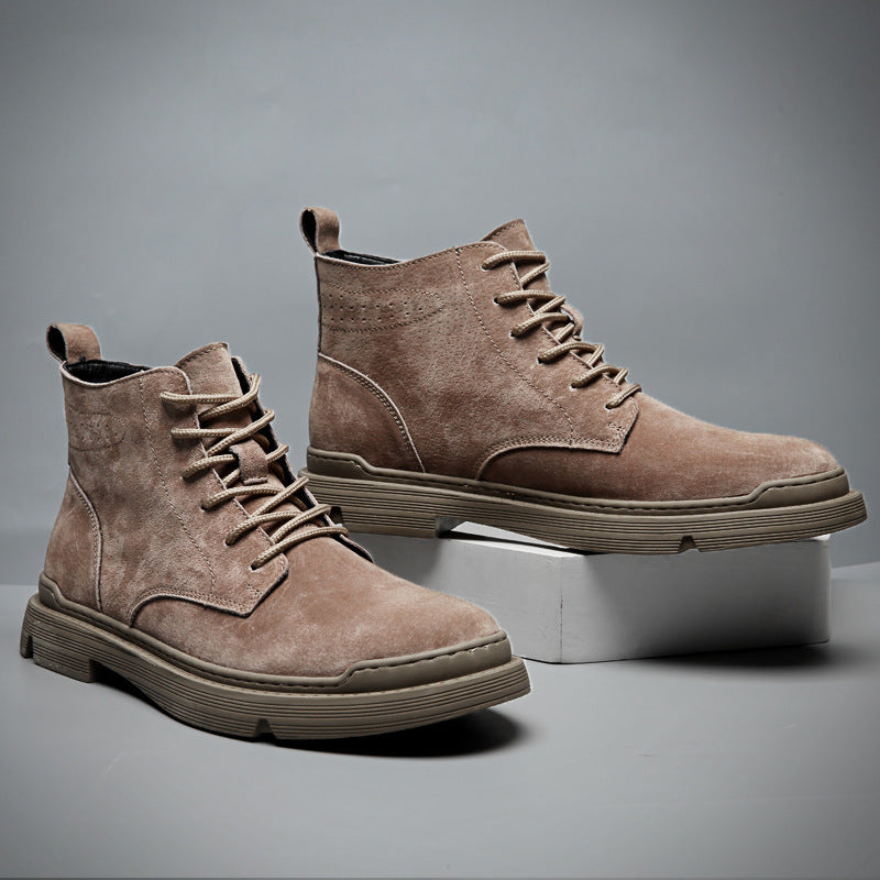 Zapatos War Wolf Tide estilo británico de trabajo para hombre