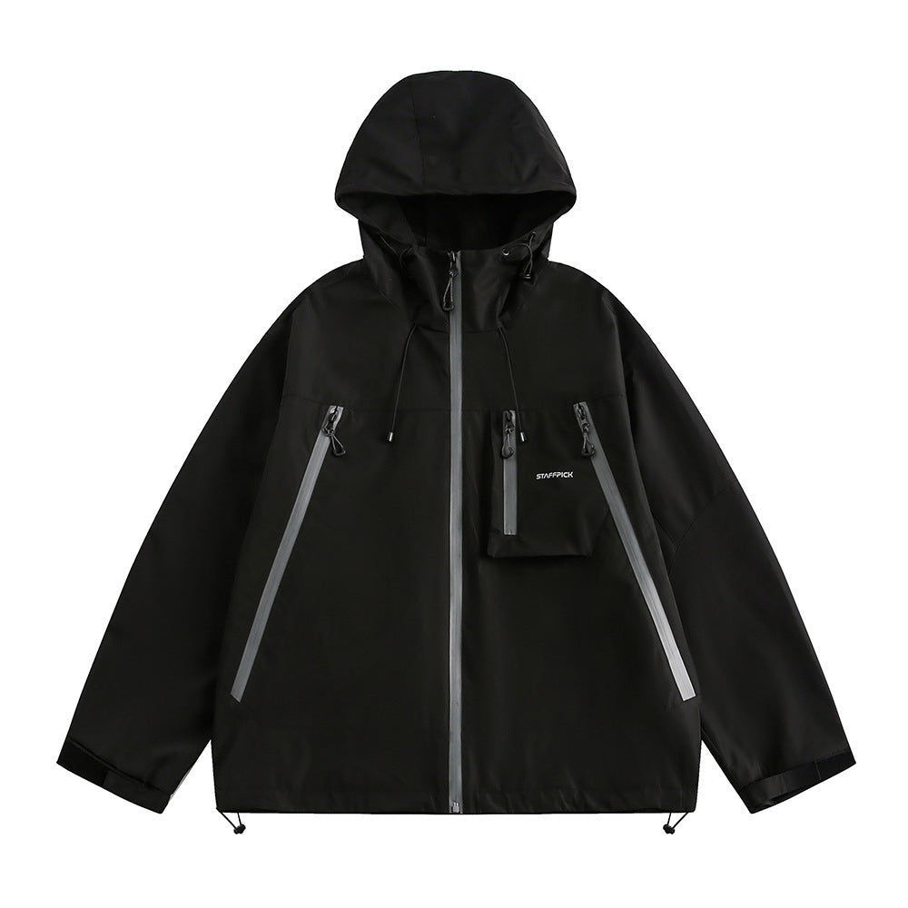 American High Street Fashion Brand Shell Jacket Hoodie Coat