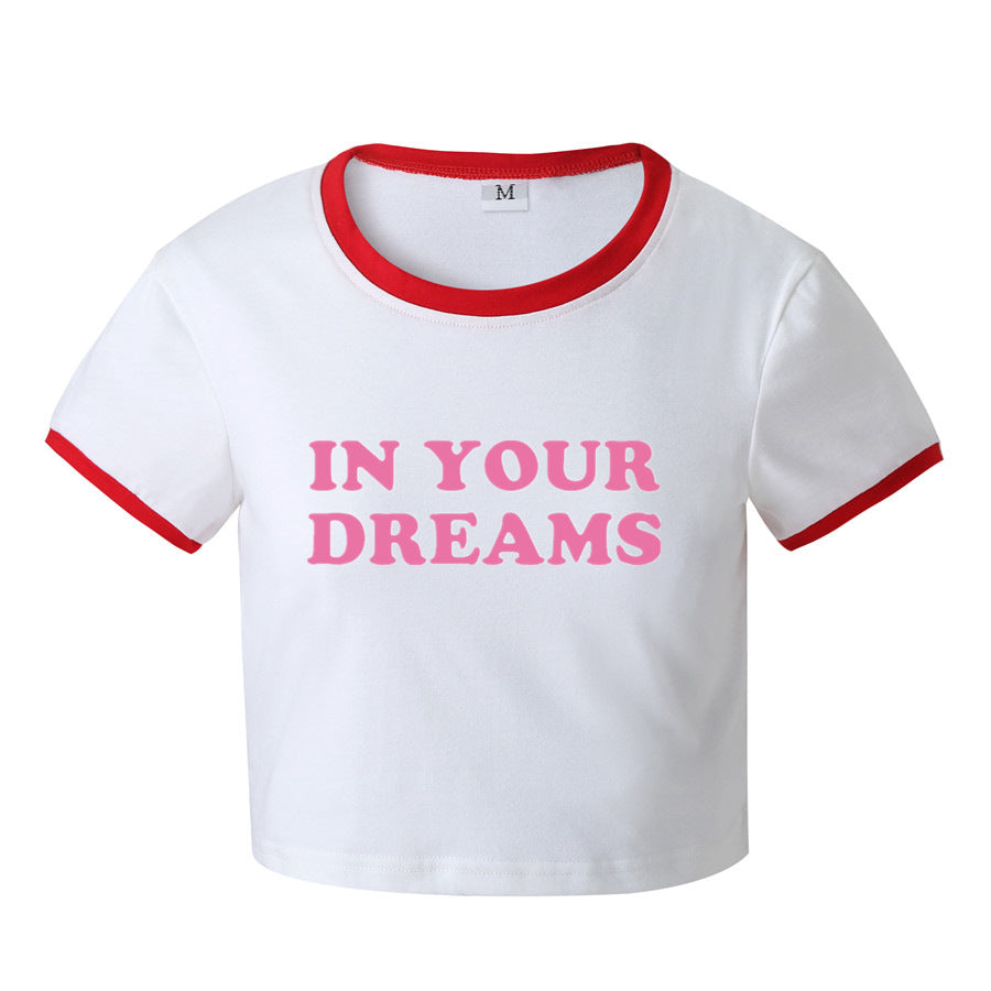 Polera manga corta con estampado IN YOUR DREAMS